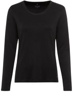 Black Long Sleeve Edda Top