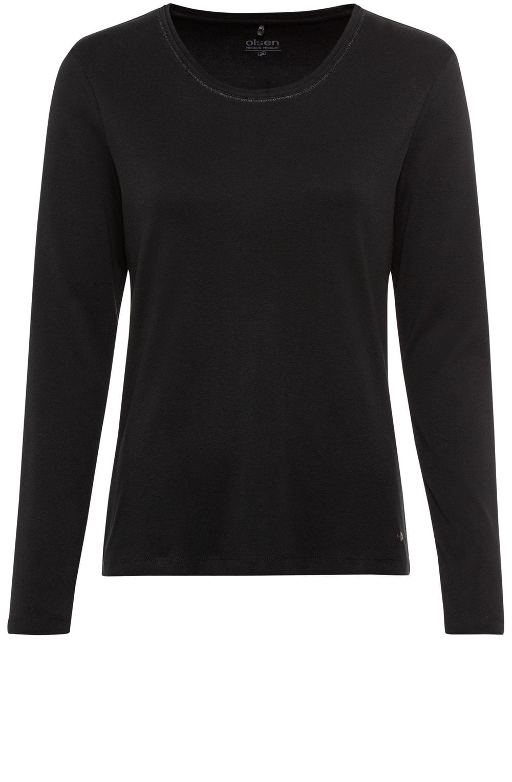 Black Long Sleeve Edda Top