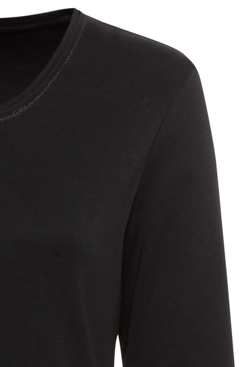 Black Long Sleeve Edda Top