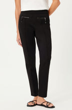 Black Mona Slim Leg Slip On Trousers