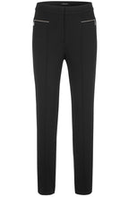 Black Mona Slim Leg Trousers