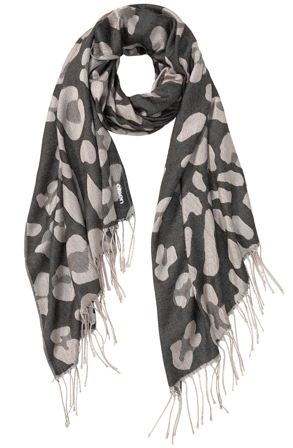 Black Neo Classic Jacquard Scarf