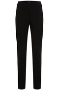 Black Pia Slim Fit Jersey Trousers