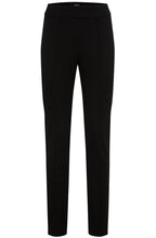 Black Pia Slim Fit Jersey Trousers