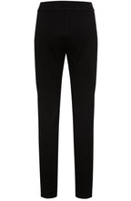Black Pia Slim Fit Jersey Trousers