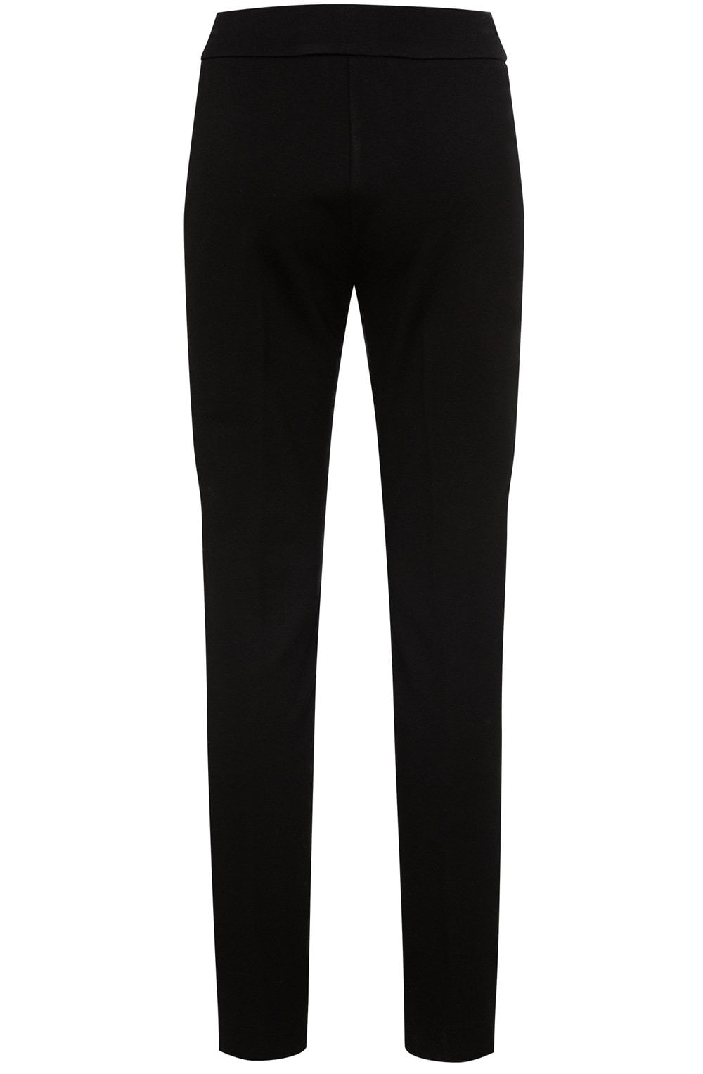 Black Pia Slim Fit Jersey Trousers