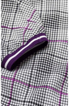 Black & Purple Check Blouse
