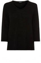 Black Ribbon Knit Henny Jumper