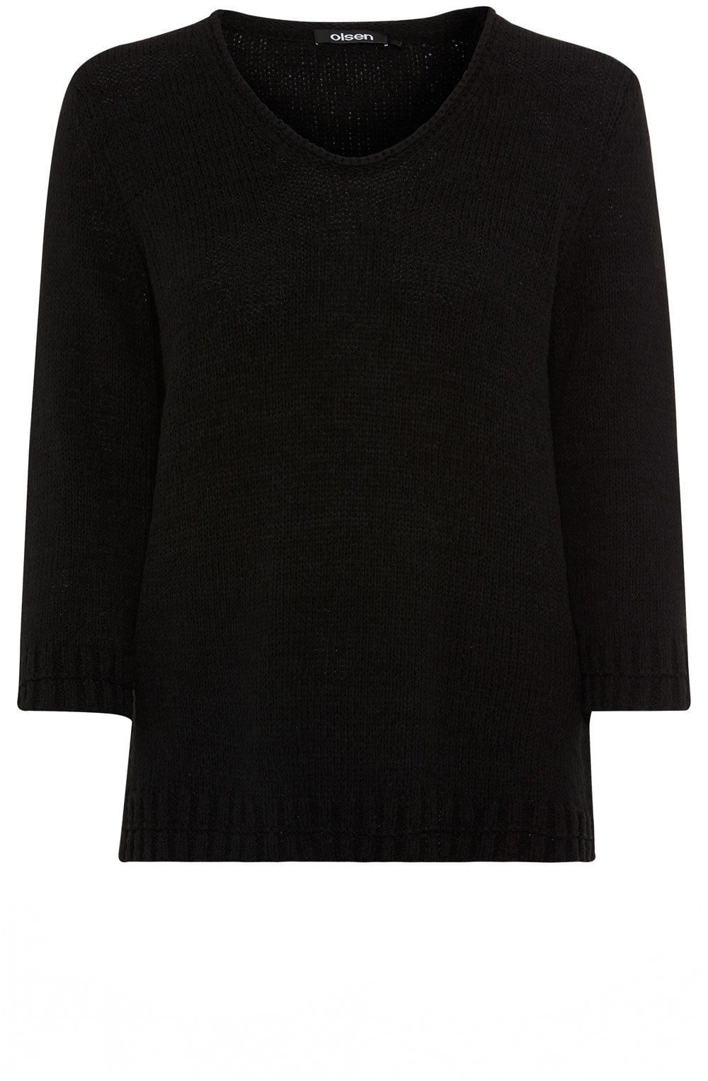 Black Ribbon Knit Henny Jumper