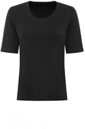 Black Round Neck Edda T Shirt