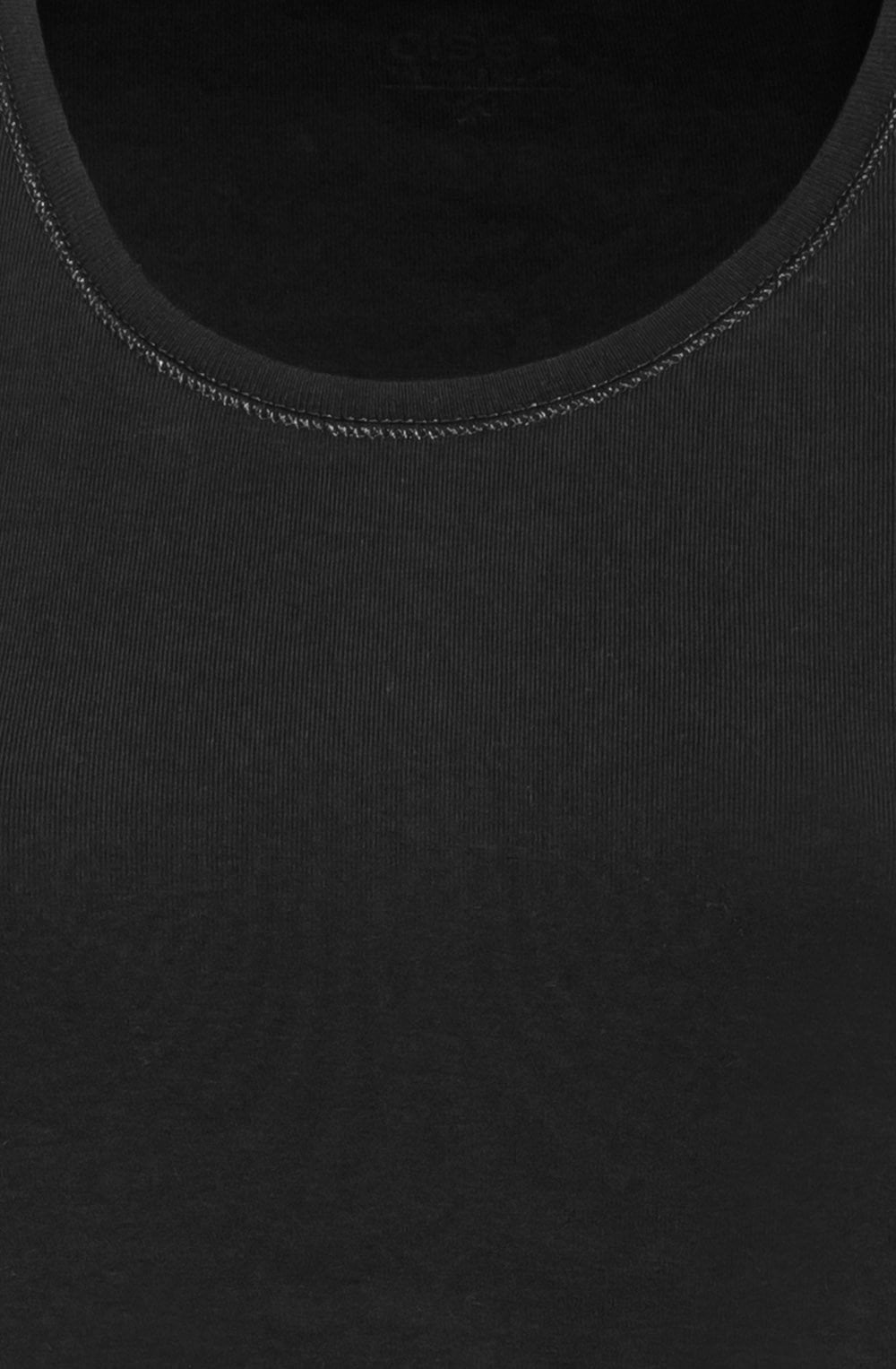 Black Round Neck Edda T Shirt