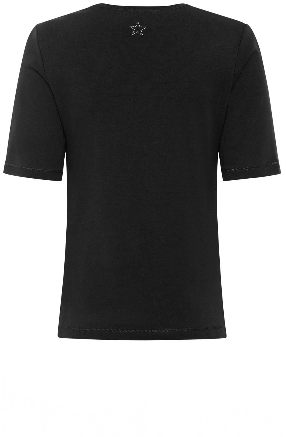 Black Round Neck Edda T Shirt