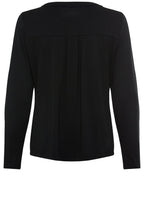 Black Sequinned Peephole Hannah Top