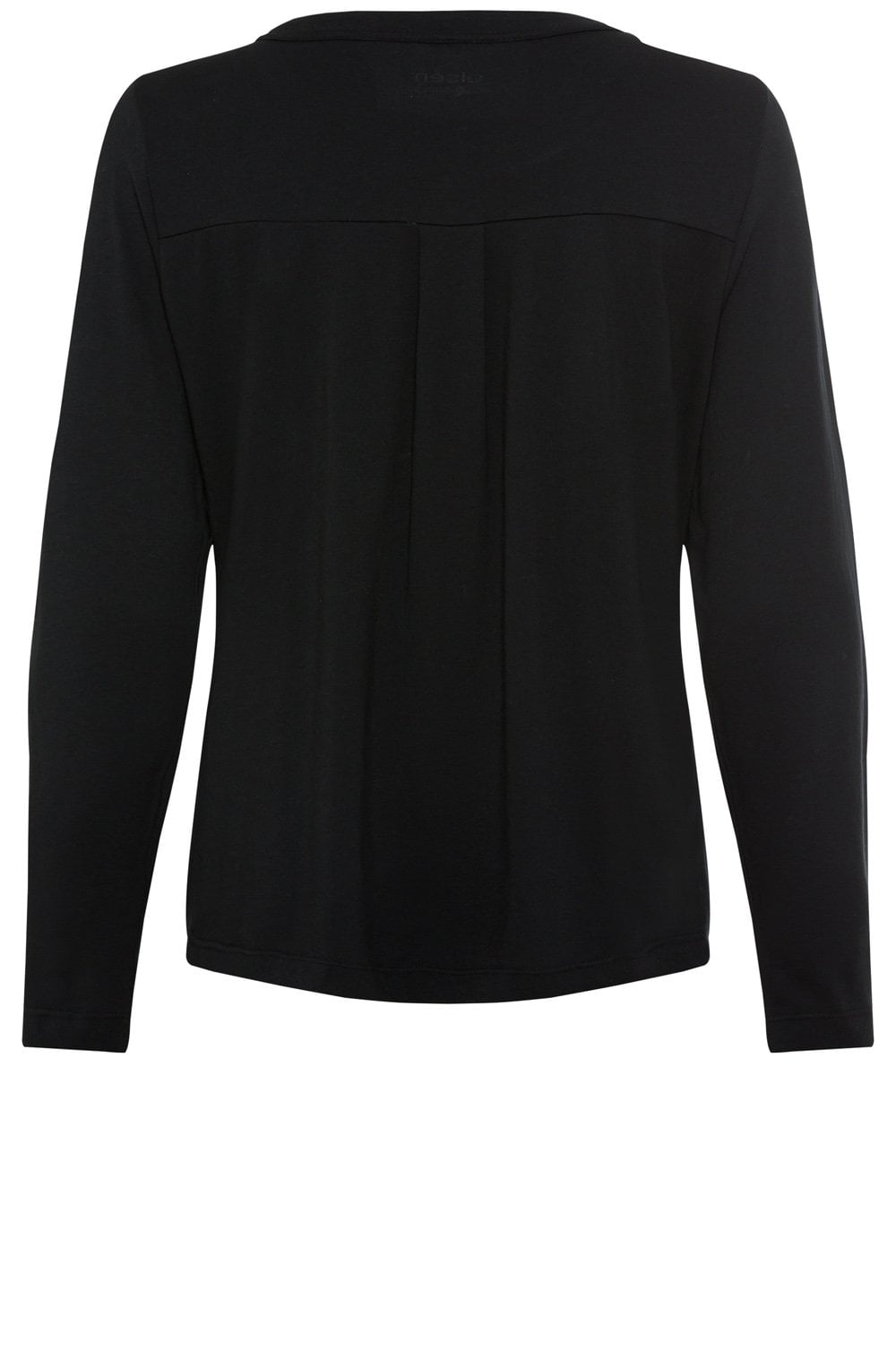 Black Sequinned Peephole Hannah Top