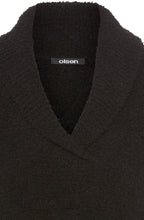 Black Shawl Neck Cora Jumper