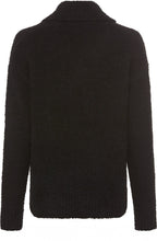 Black Shawl Neck Cora Jumper