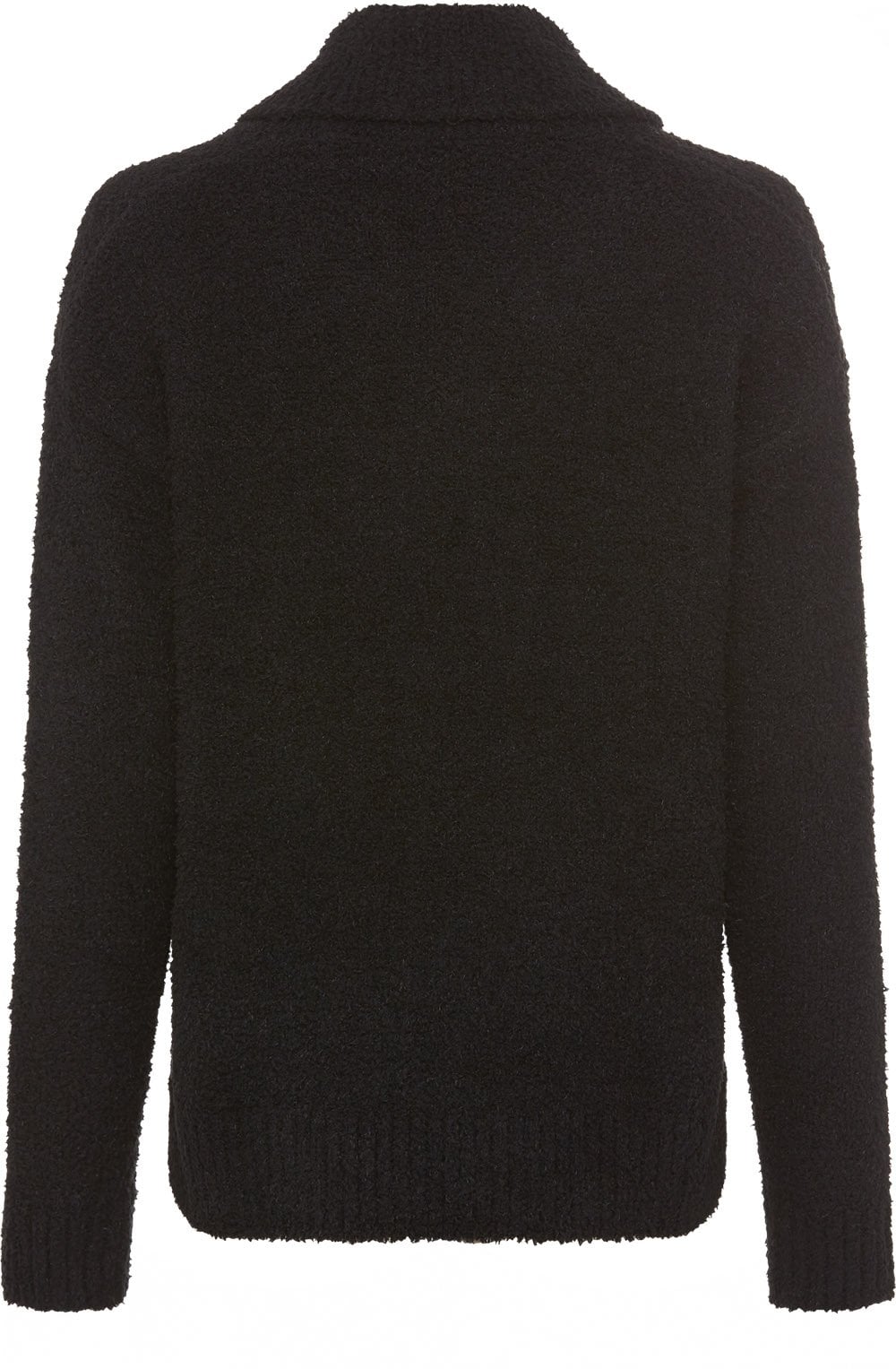 Black Shawl Neck Cora Jumper