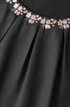 Black Silky Front Top
