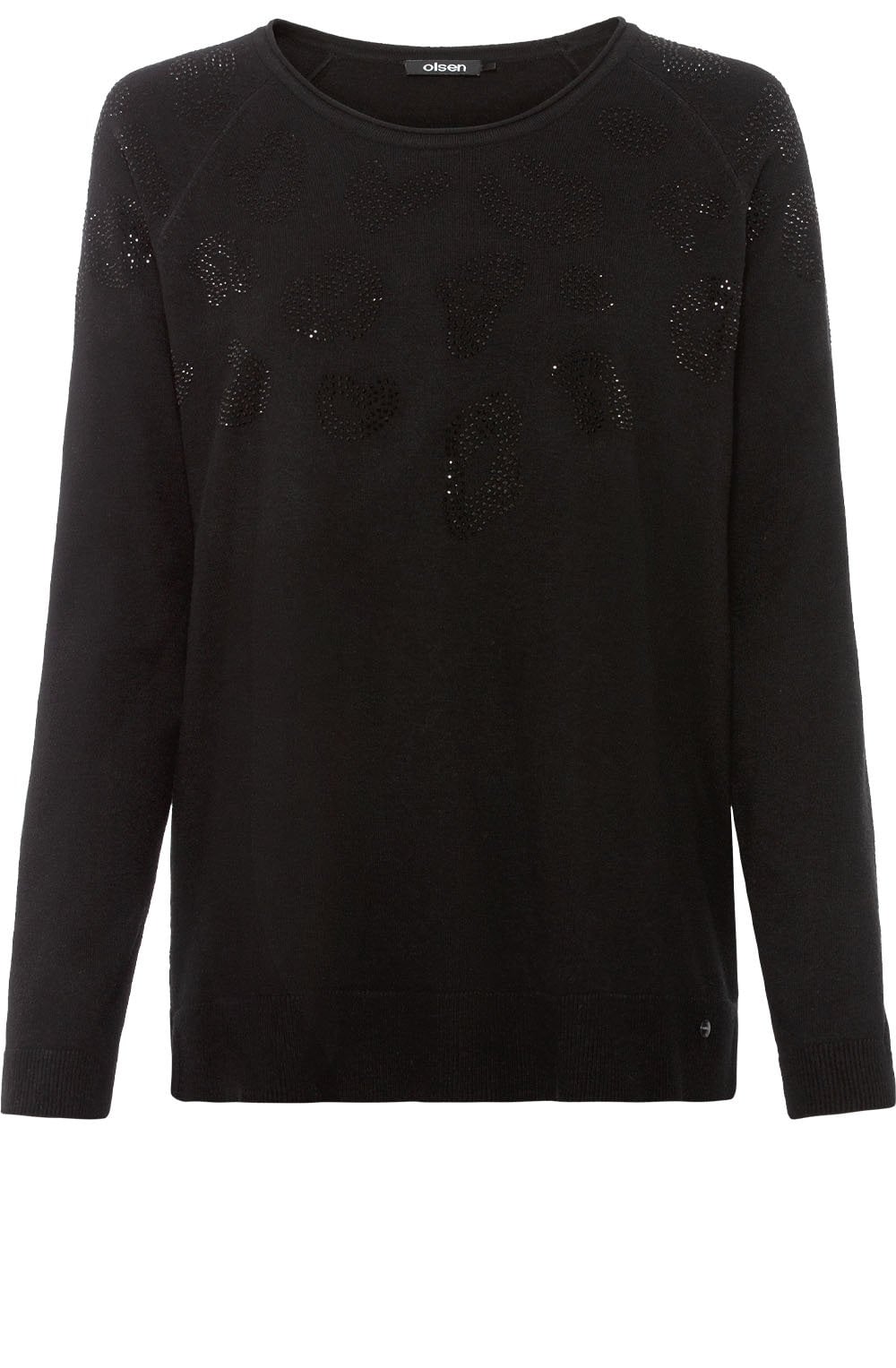 Black Sparkle Festive Spirit Jumper