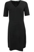 Black V Neck Dress