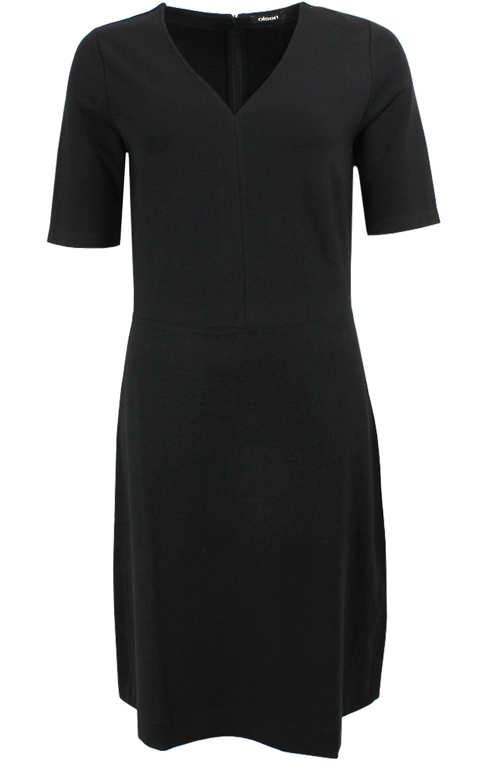 Black V Neck Dress