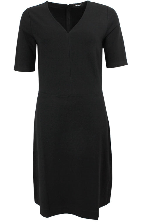 Black V Neck Dress