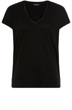 Black V Neck T Shirt