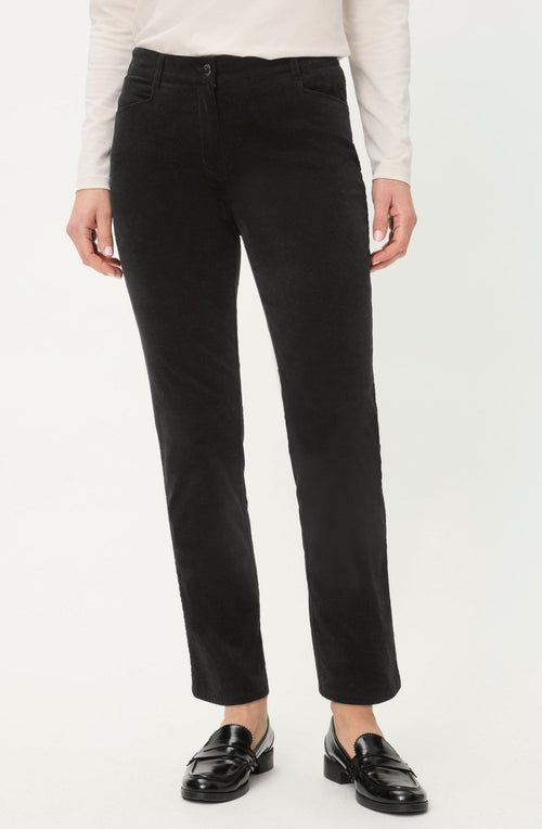 Black Velvet Lisa Straight Fit Trousers