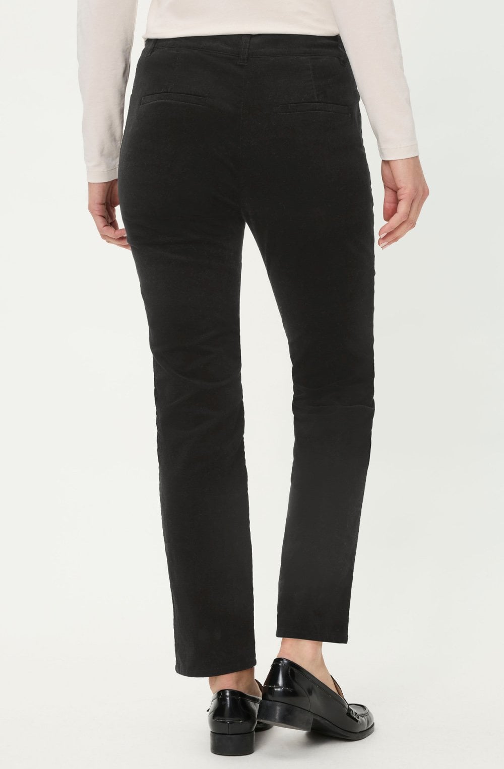 Black Velvet Lisa Straight Fit Trousers