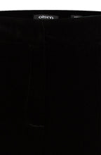 Black Velvet Wide Leg Trousers