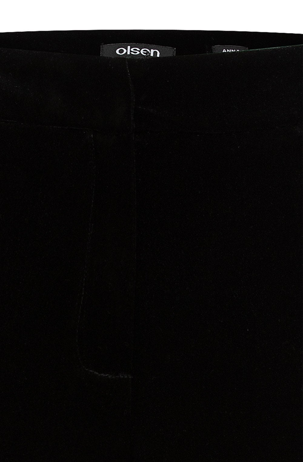 Black Velvet Wide Leg Trousers