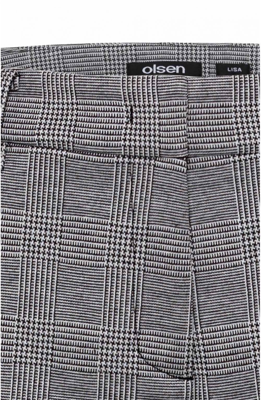 Black & White Check Print Trouser