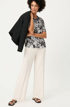 Black & White Floral T Shirt