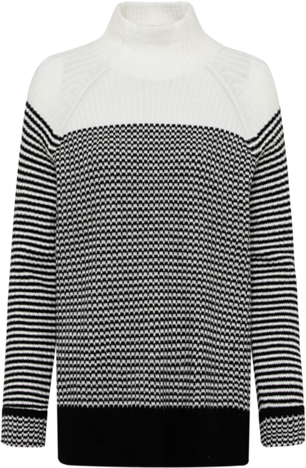 Black & White Houndstooth Jumper