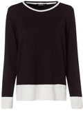 Black & White Knit Jumper