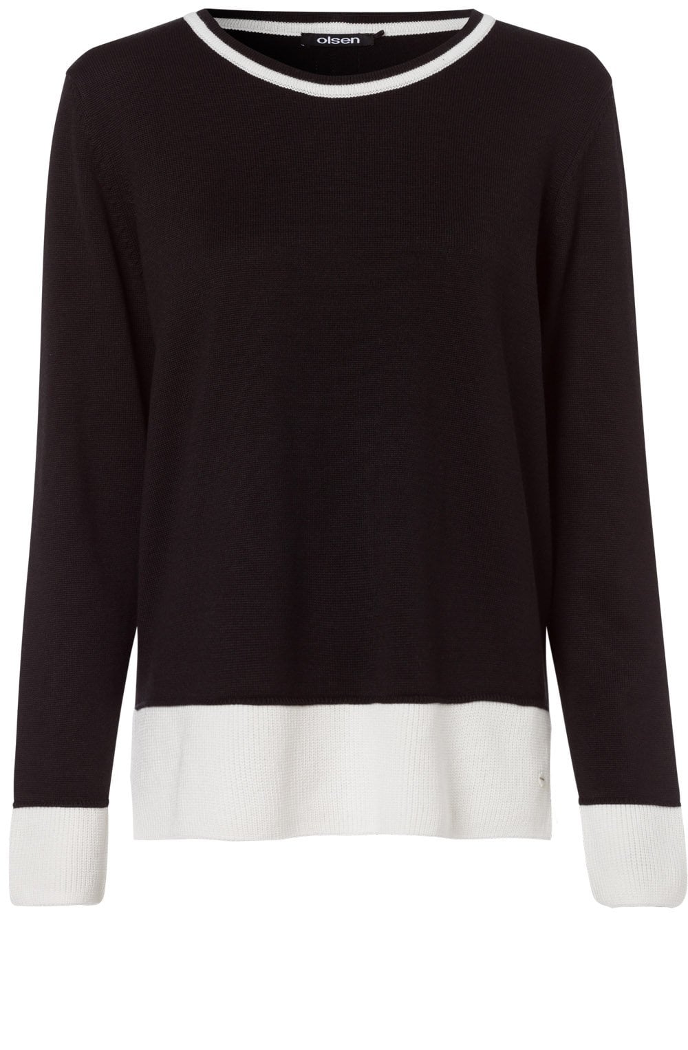 Black & White Knit Jumper