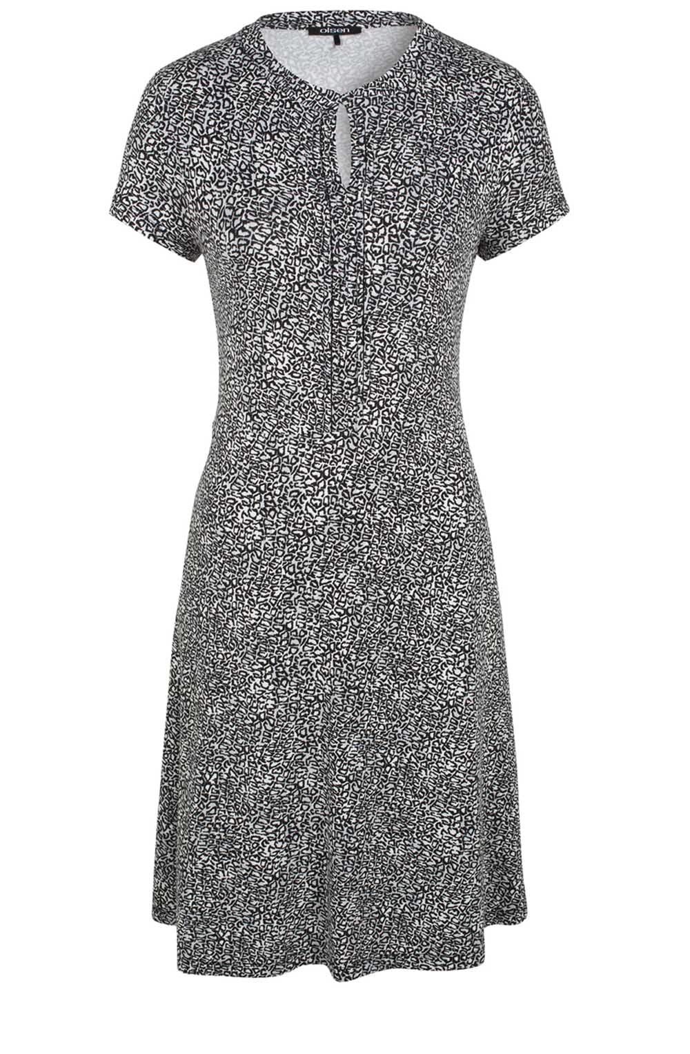 Black & White Patterned Dress
