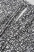 Black & White Patterned Dress