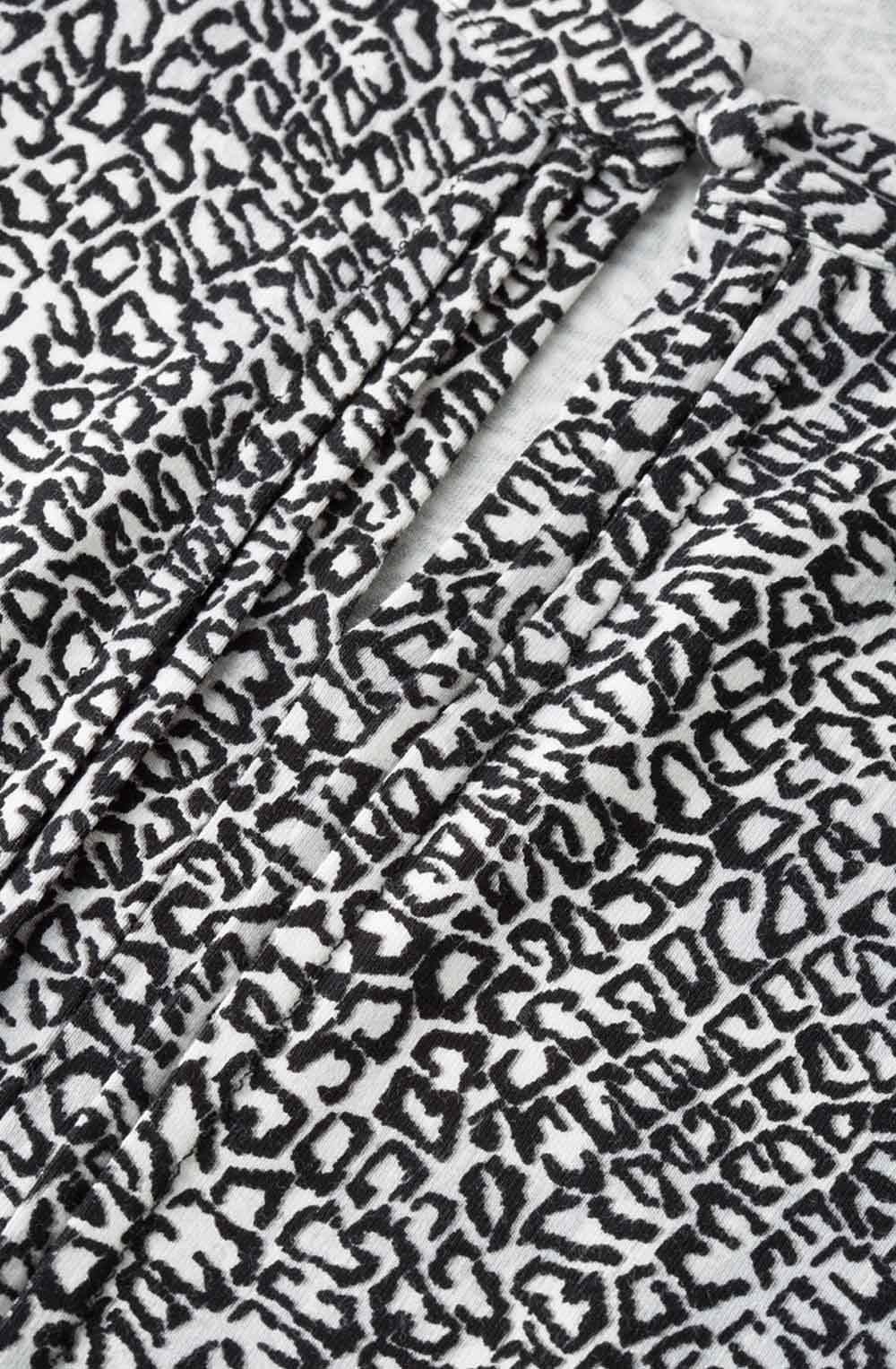 Black & White Patterned Dress