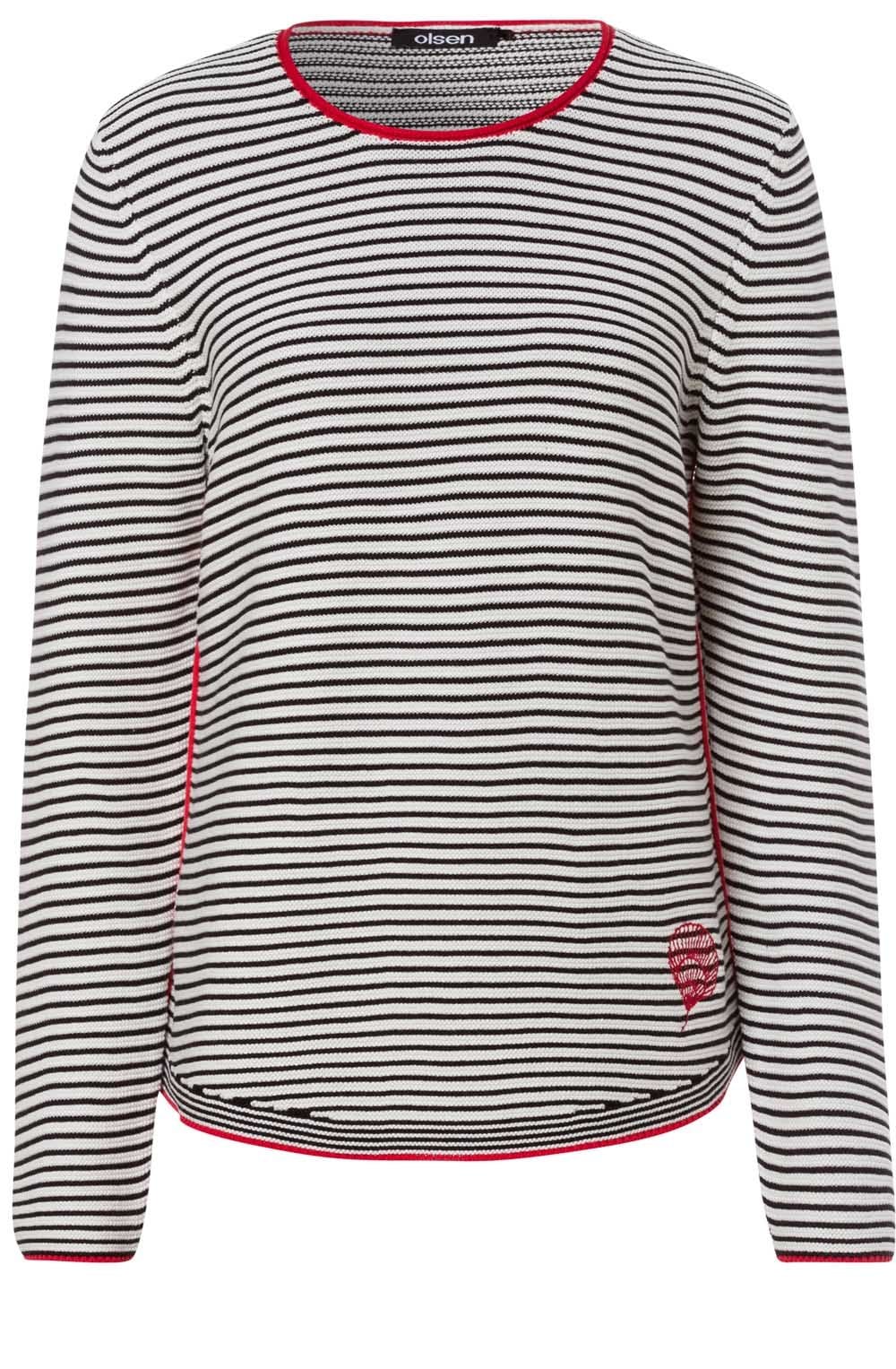 Black & White Striped Jumper