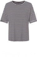 Black & White Striped T Shirt