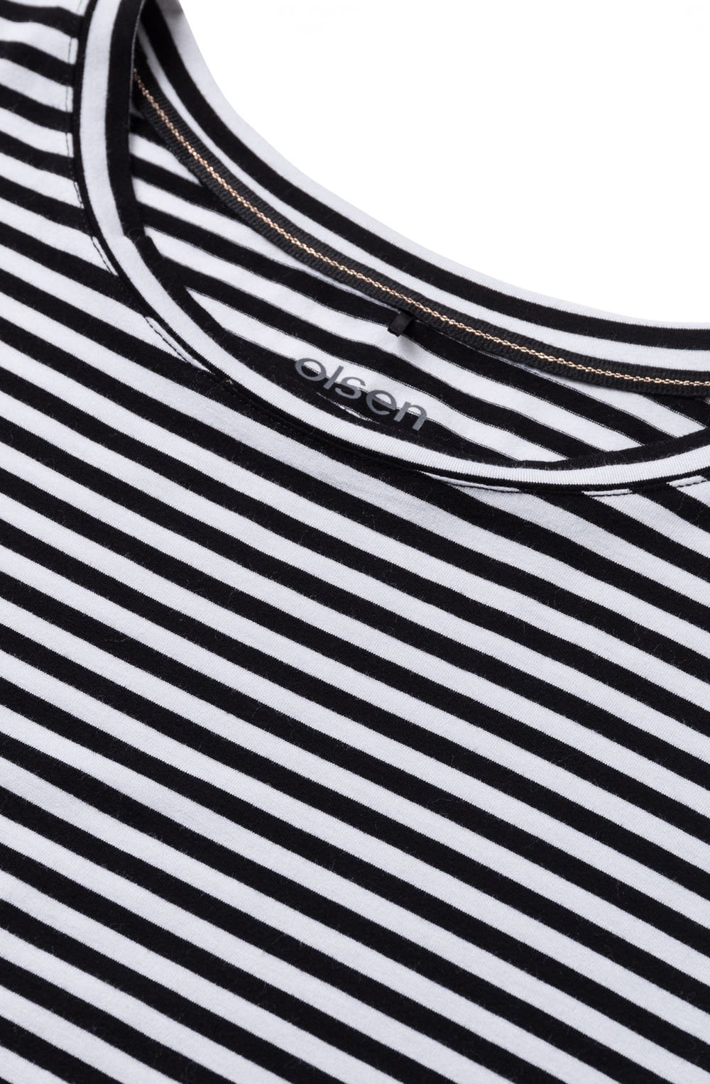 Black & White Striped T Shirt