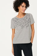 Black & White Striped T Shirt