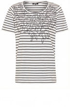 Black & White Striped T Shirt