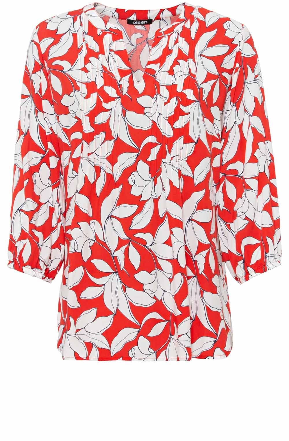 Blossom Red Floral Blouse