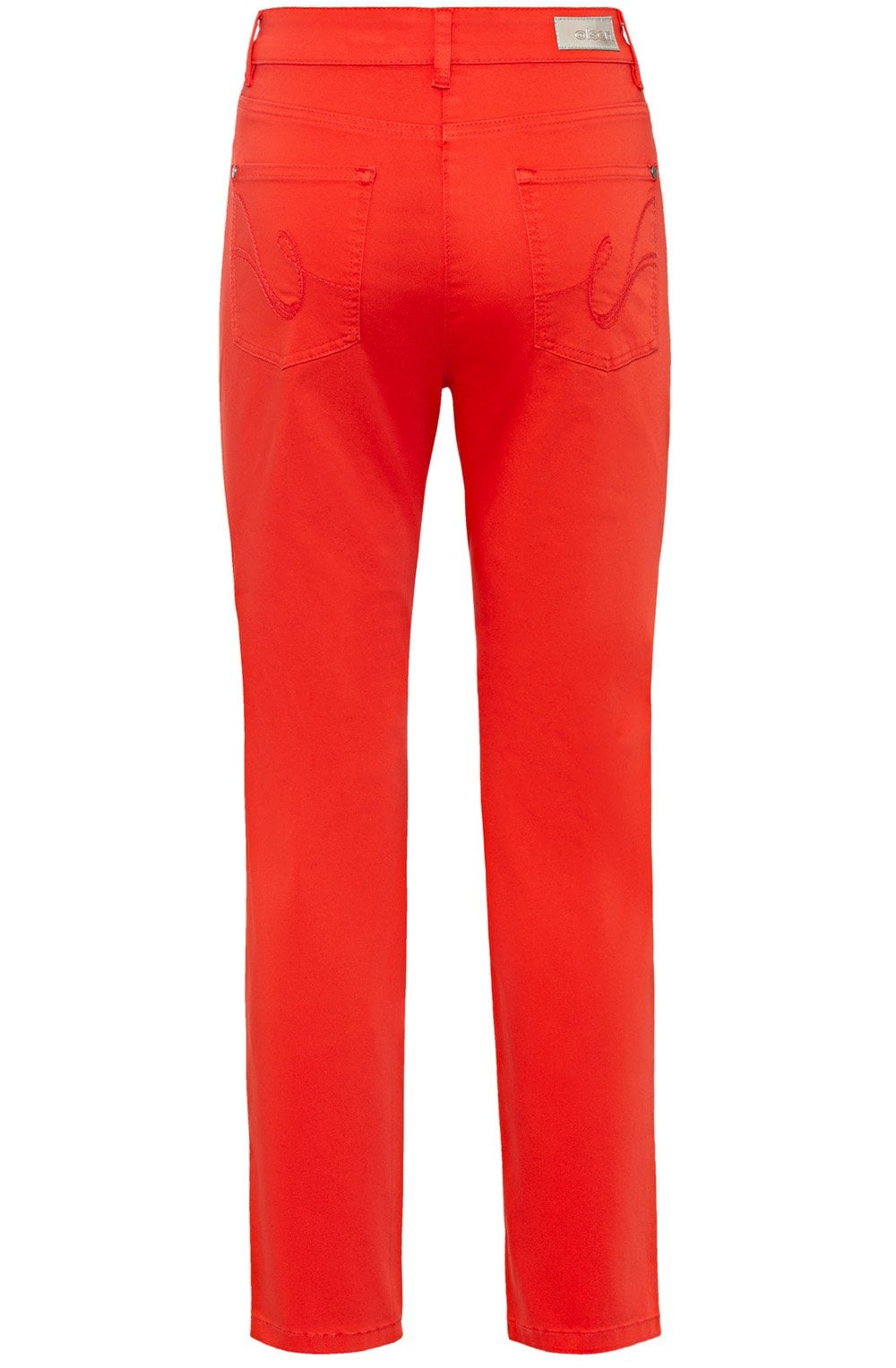Blossom Red Mona Slim Leg Trousers