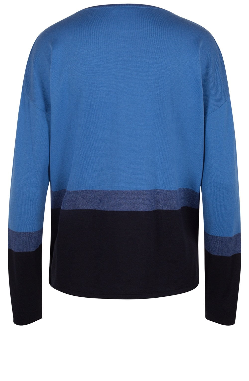 Blue Block Design Sweater