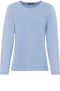 Blue Breeze Herringbone Knit Jumper