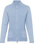Blue Breeze Ribbed Knit Cardigan