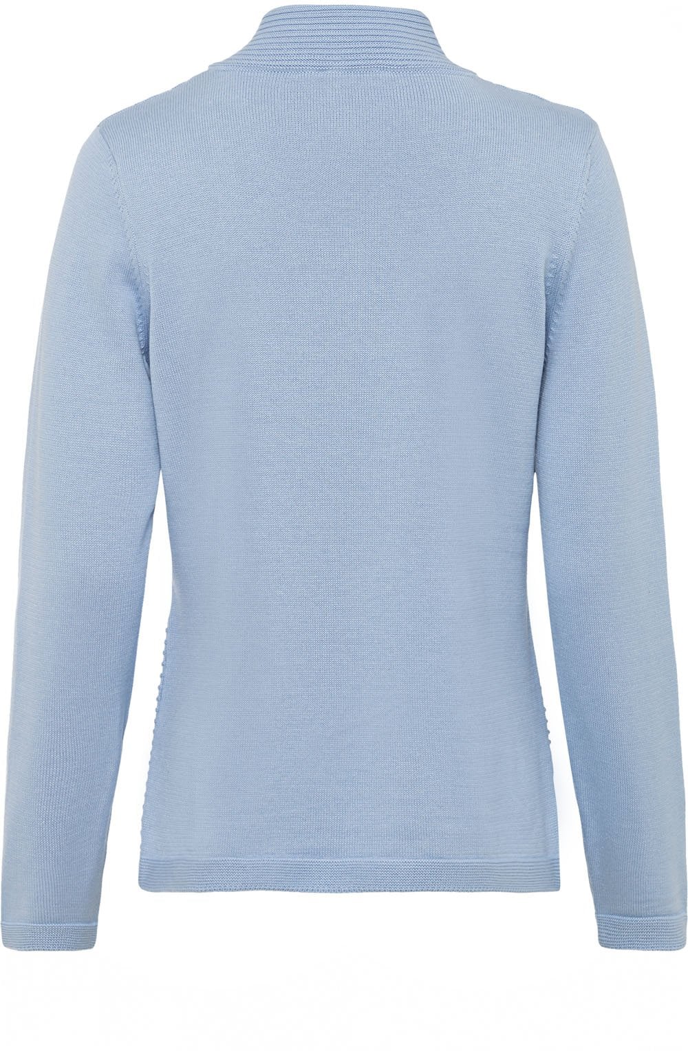 Blue Breeze Ribbed Knit Cardigan